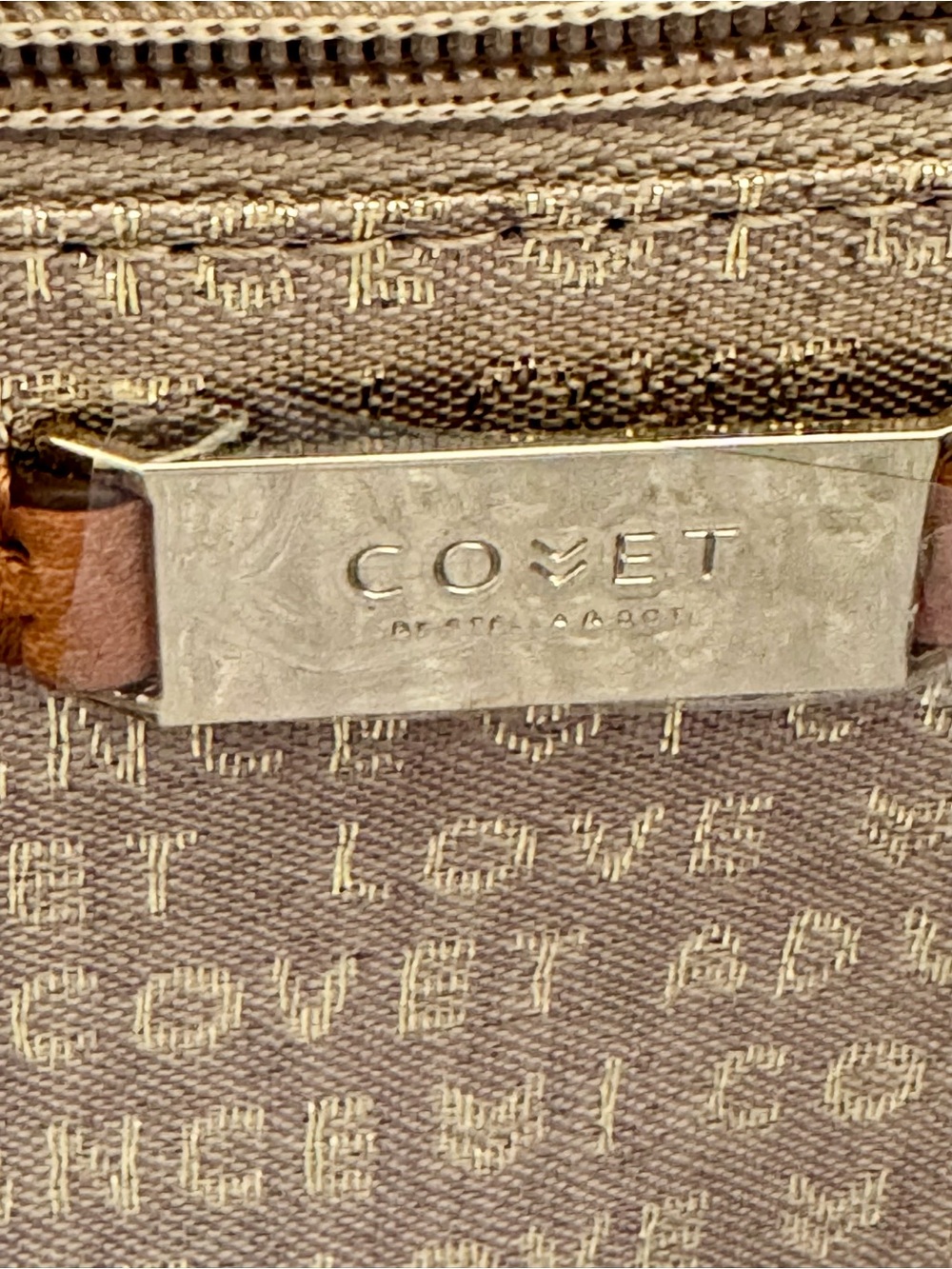 Stella & Dot Covet Bag Brown Leather Saddle Crossbody - Picture 5 of 7